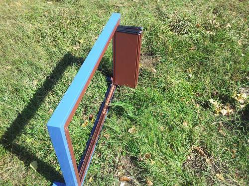 Parcarea lamelelor oblonului pliabil